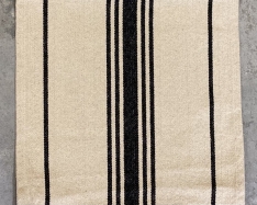 GRAIN SACK MULTI STRIPE BLACK SHORT RUNNER